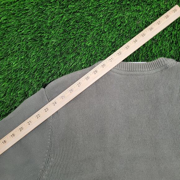 Vintage 90s Harley-Davidson Sweater Medium 22x25 Gray - Picture 3 of 13